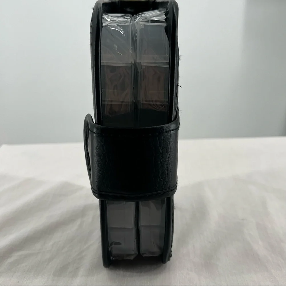 Travel  Medication Pill Book - 14 Days with detachable compartments Black - Picture 3 of 7